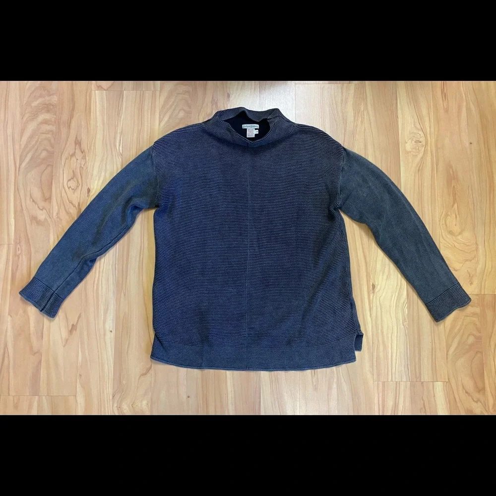 Women’s Carbon 2 Cobalt Grey Knit Pullover Sweater M - Picture 7 of 14